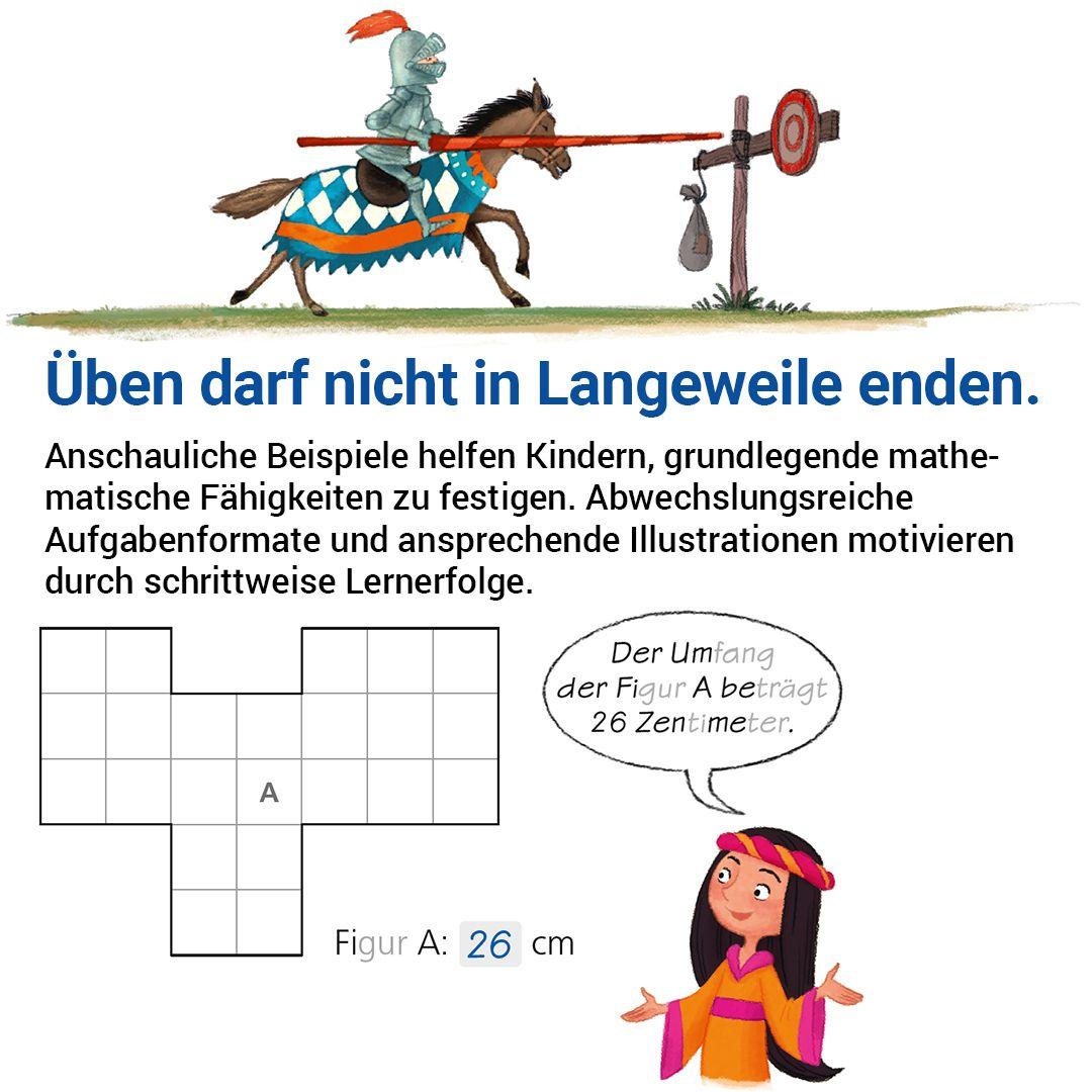 Beispielinhalt (Bild) Das Übungsheft Basiswissen Mathematik 4