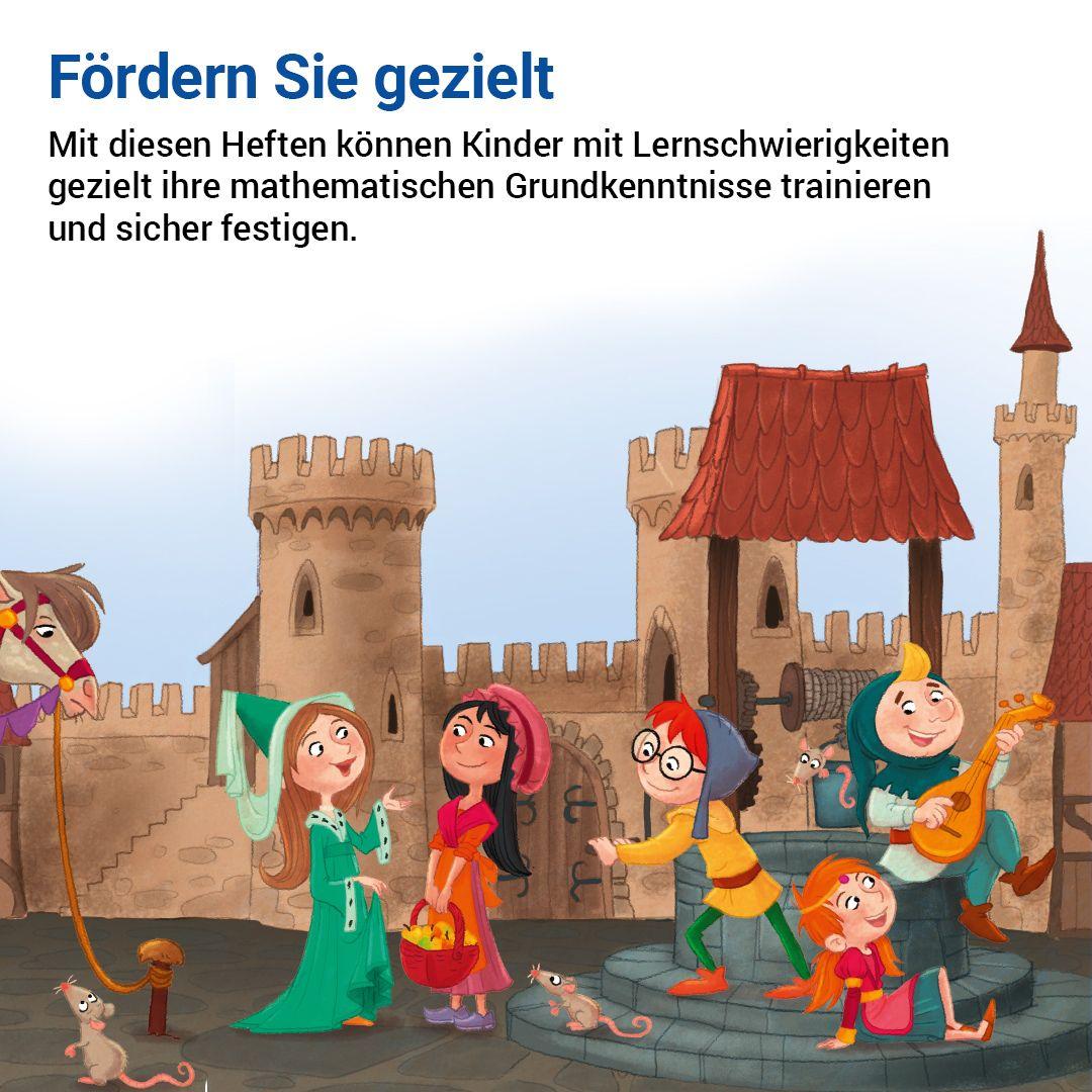 Beispielinhalt (Bild) Das Übungsheft Basiswissen Mathematik 4