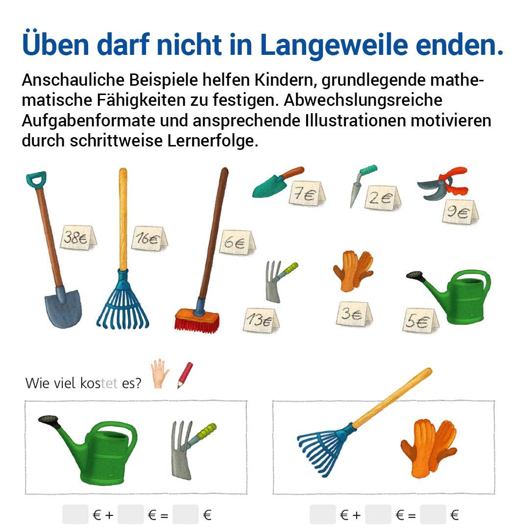 Beispielinhalt (Bild) Das Übungsheft Basiswissen Mathematik 2