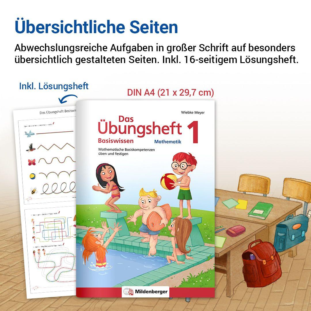 Beispielinhalt (Bild) Das Übungsheft Basiswissen Mathematik 1