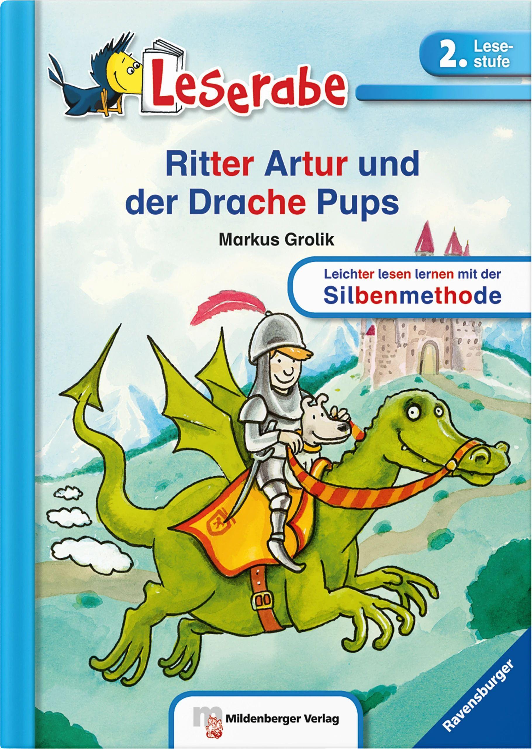 Vorderes Coverbild Leserabe - Ritter Artur und der Drache Pups