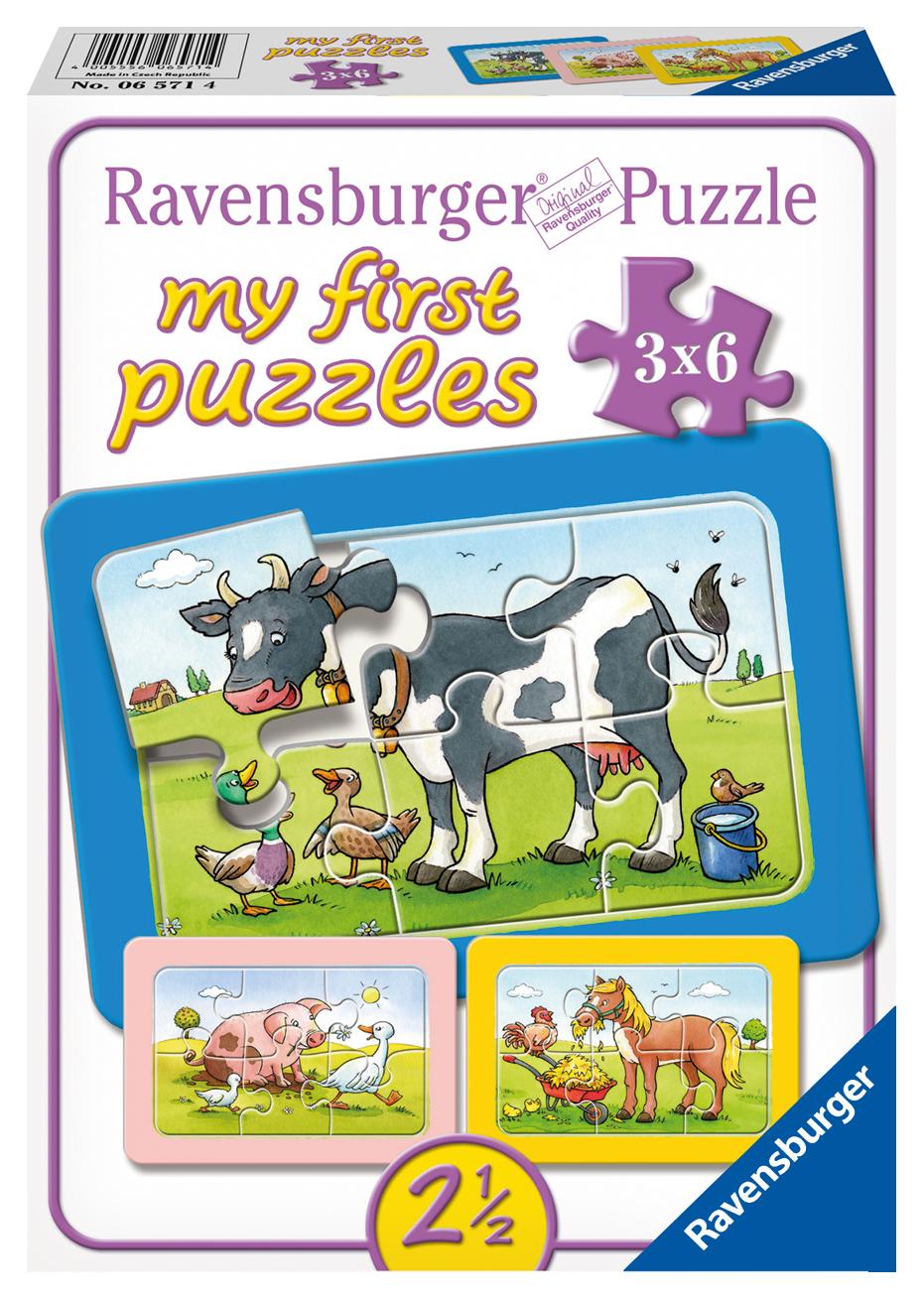 Vorderes Coverbild Gute Tierfreunde. My first puzzle - Rahmenpuzzle 3 x 6 Teile