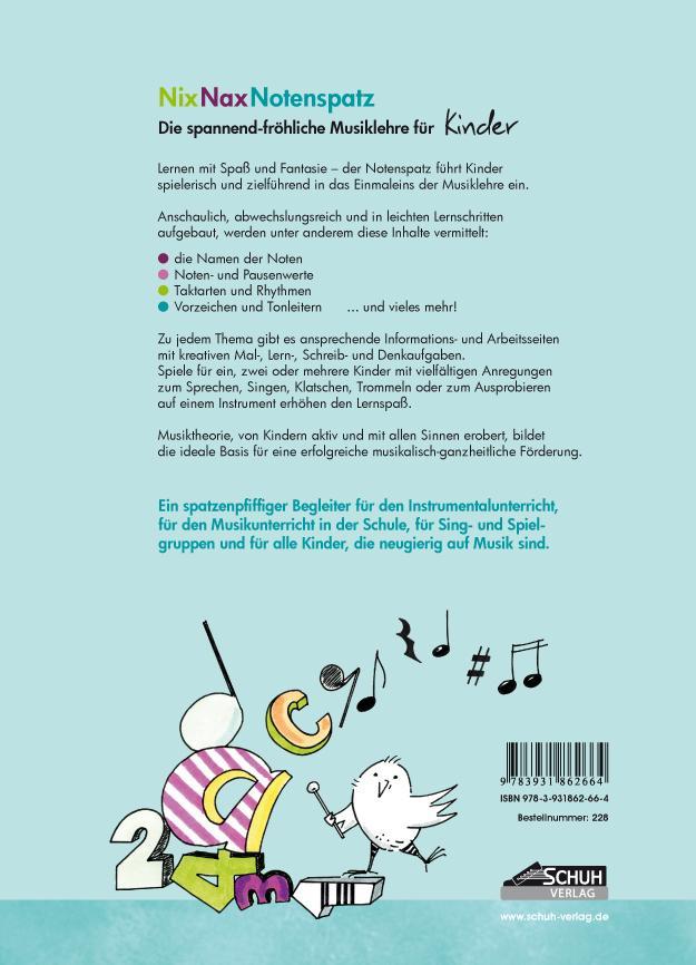Rückseitencover Nix Nax Notenspatz