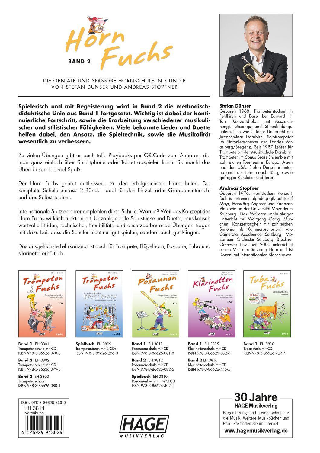 Beispielinhalt (Bild) Horn Fuchs Band 2
