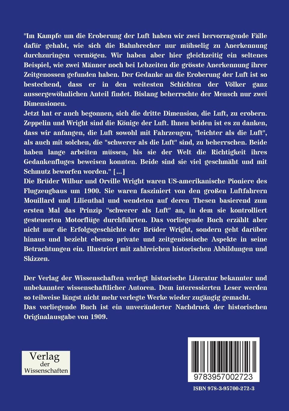 Rückseitencover Die Brüder Wright