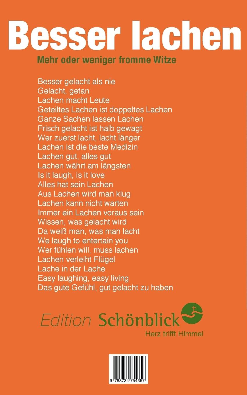 Rückseitencover Besser lachen