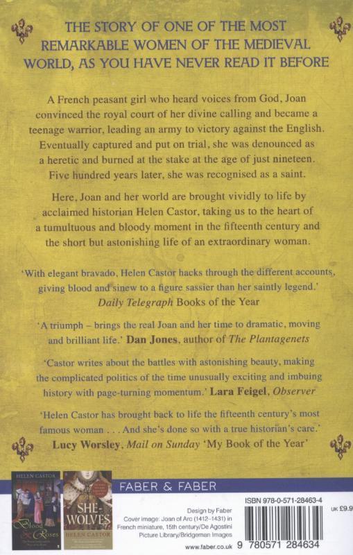 Rückseitencover Joan of Arc