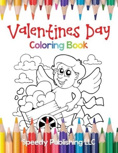 Vorderes Coverbild Valentines Day Coloring Book for Kids
