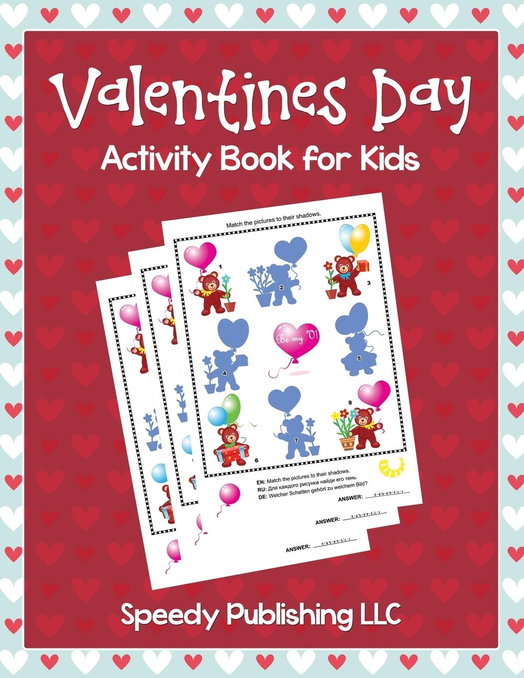 Vorderes Coverbild Valentines Day Activity Book for Kids