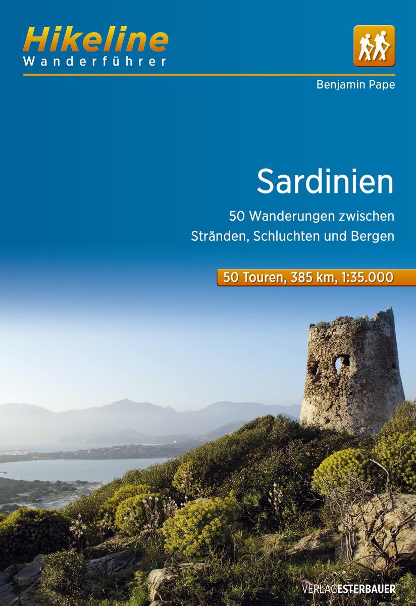 Vorderes Coverbild Hikeline Wanderführer Sardinien