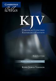 Vorderes Coverbild Personal Concord Reference Bible-KJV