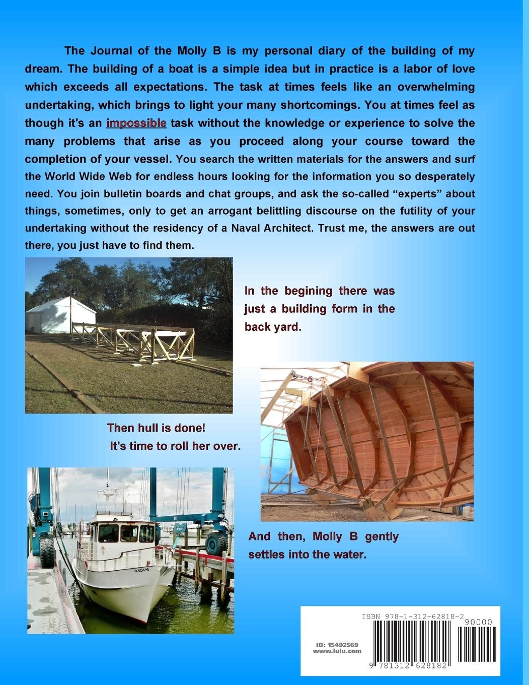 Rückseitencover Boatbuilding in the Back Yard