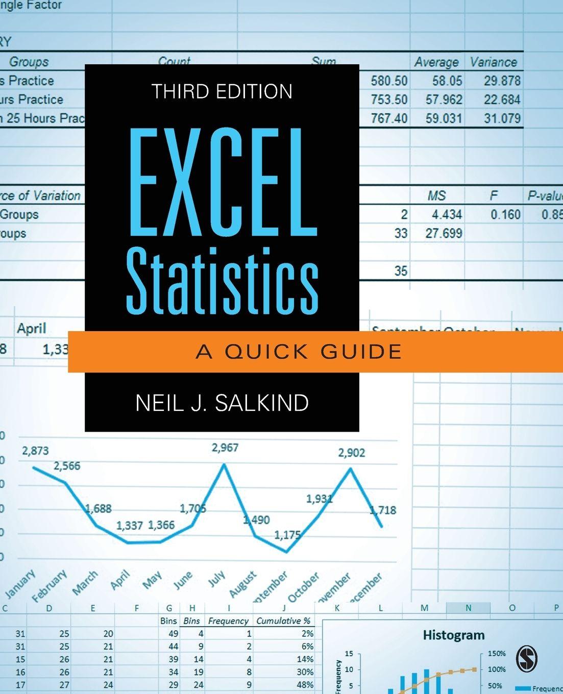 Vorderes Coverbild Excel Statistics