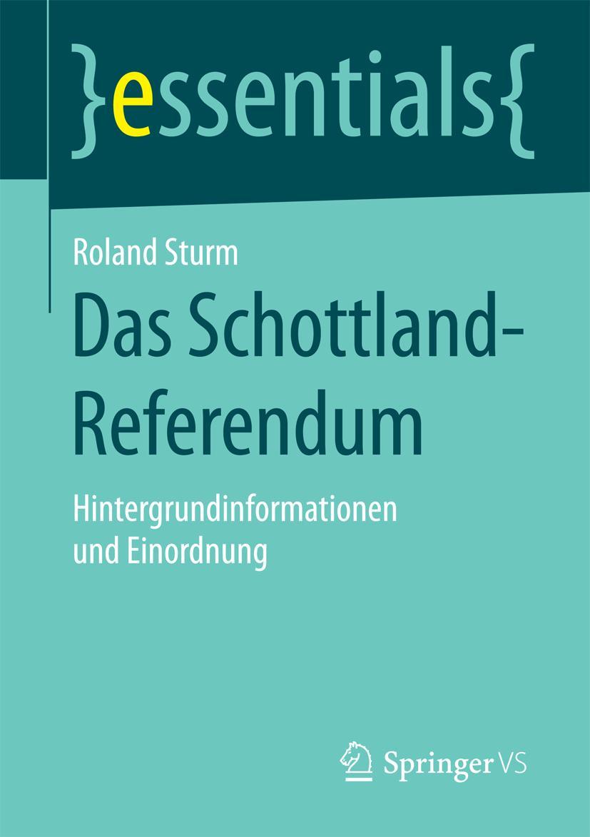 Vorderes Coverbild Das Schottland-Referendum