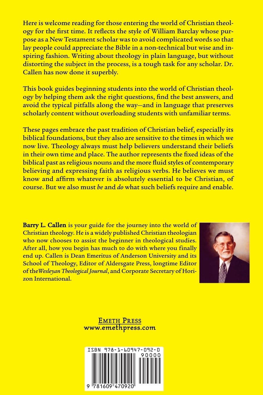 Rückseitencover Approaching Theology, Asking the Right Questions Enables the Best Answers