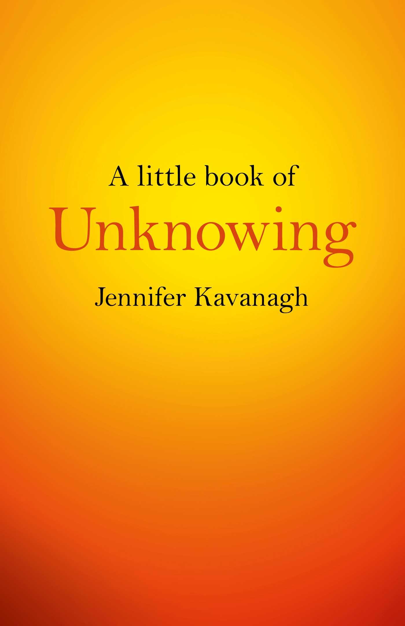 Vorderes Coverbild A Little Book of Unknowing