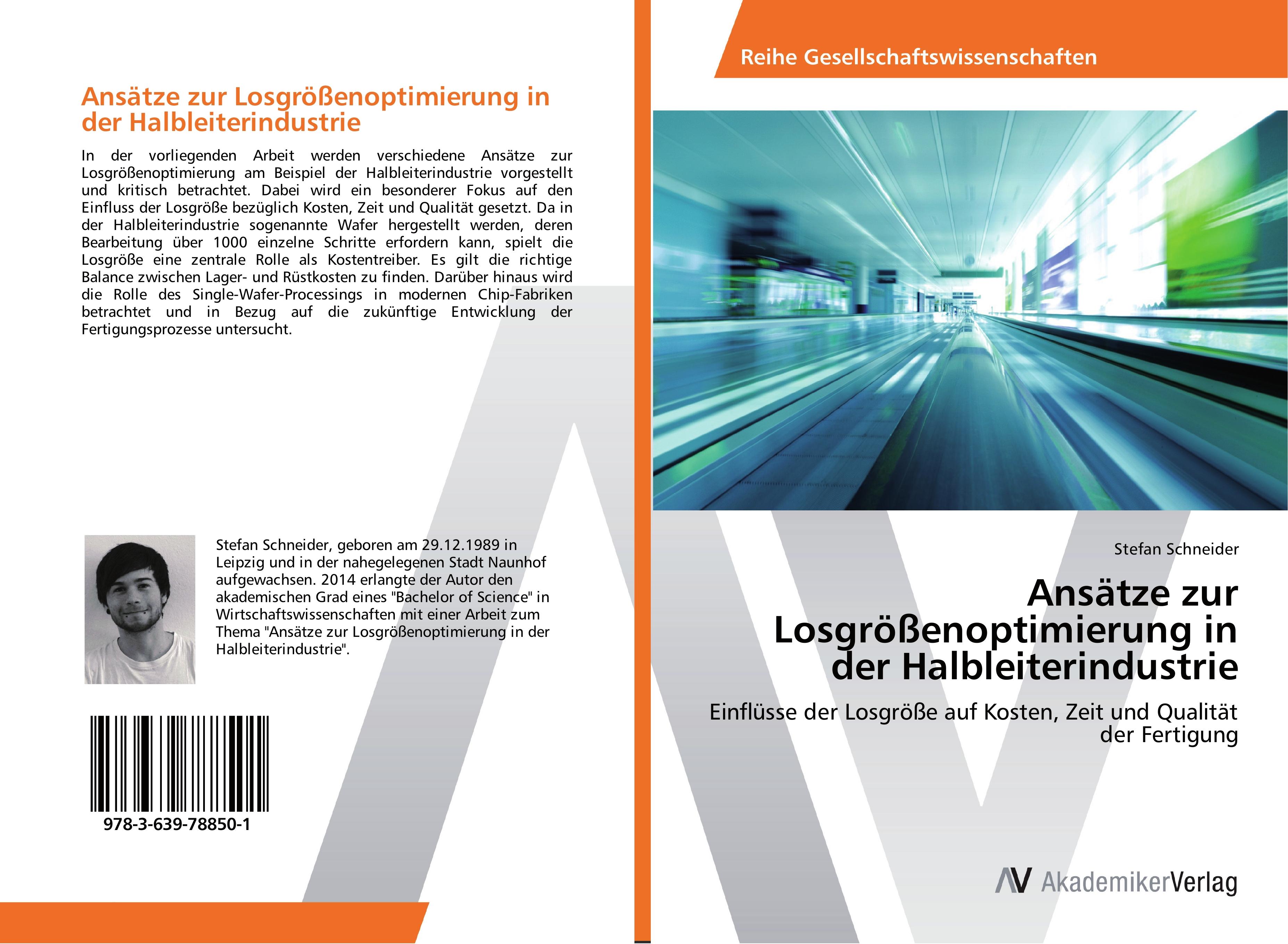 Vorderes Coverbild Ansätze zur Losgrößenoptimierung in der Halbleiterindustrie