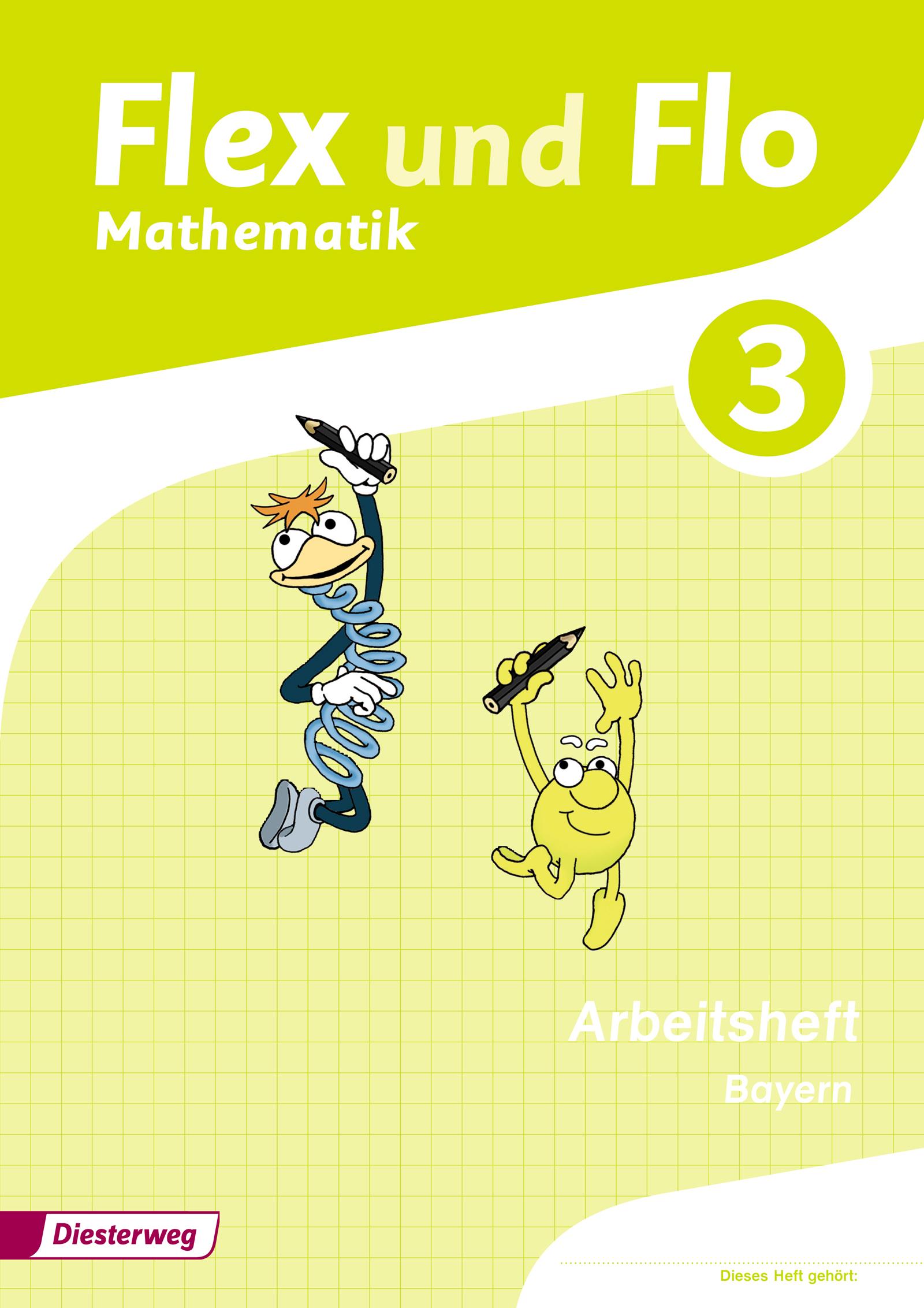 Vorderes Coverbild Flex und Flo 3. Arbeitsheft. Bayern