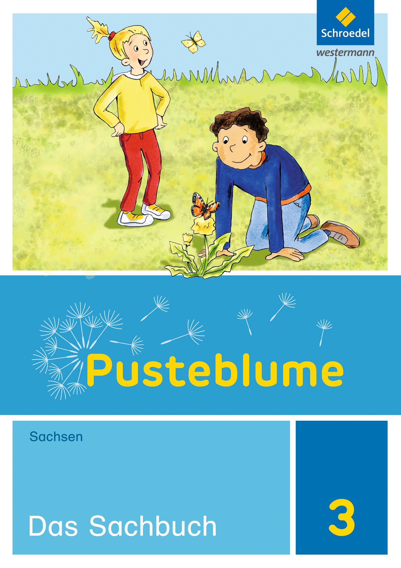 Vorderes Coverbild Pusteblume. Das Sachbuch 3. Schulbuch. Sachsen