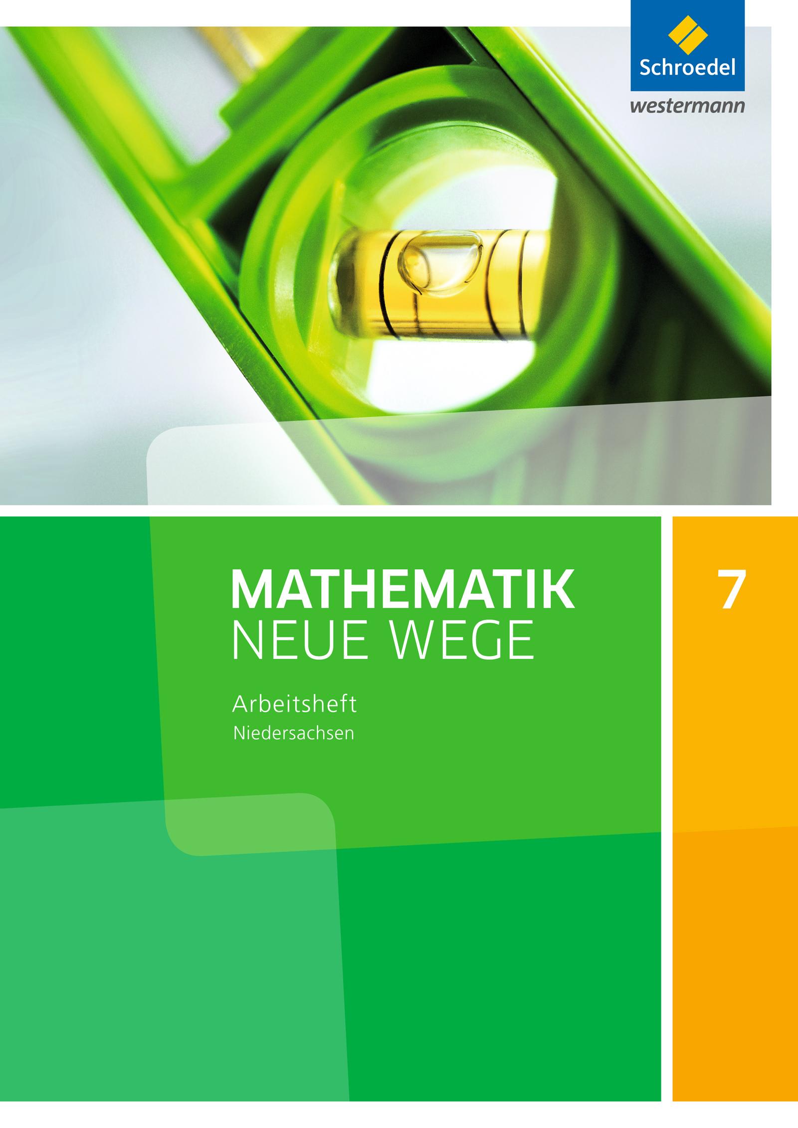Vorderes Coverbild Mathematik Neue Wege SI 7. Arbeitsheft. G9. Niedersachsen