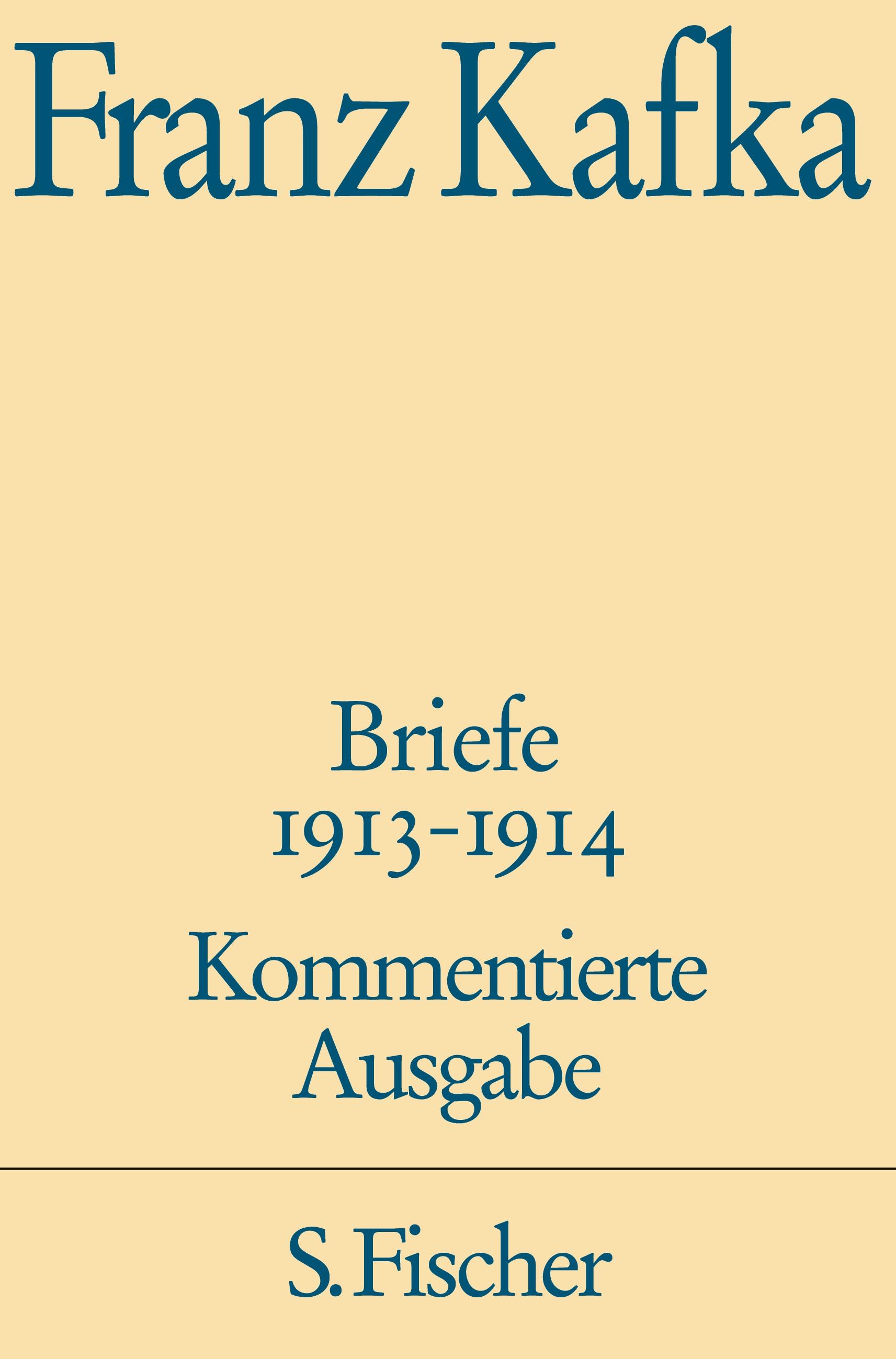 Vorderes Coverbild Briefe 1913-1914