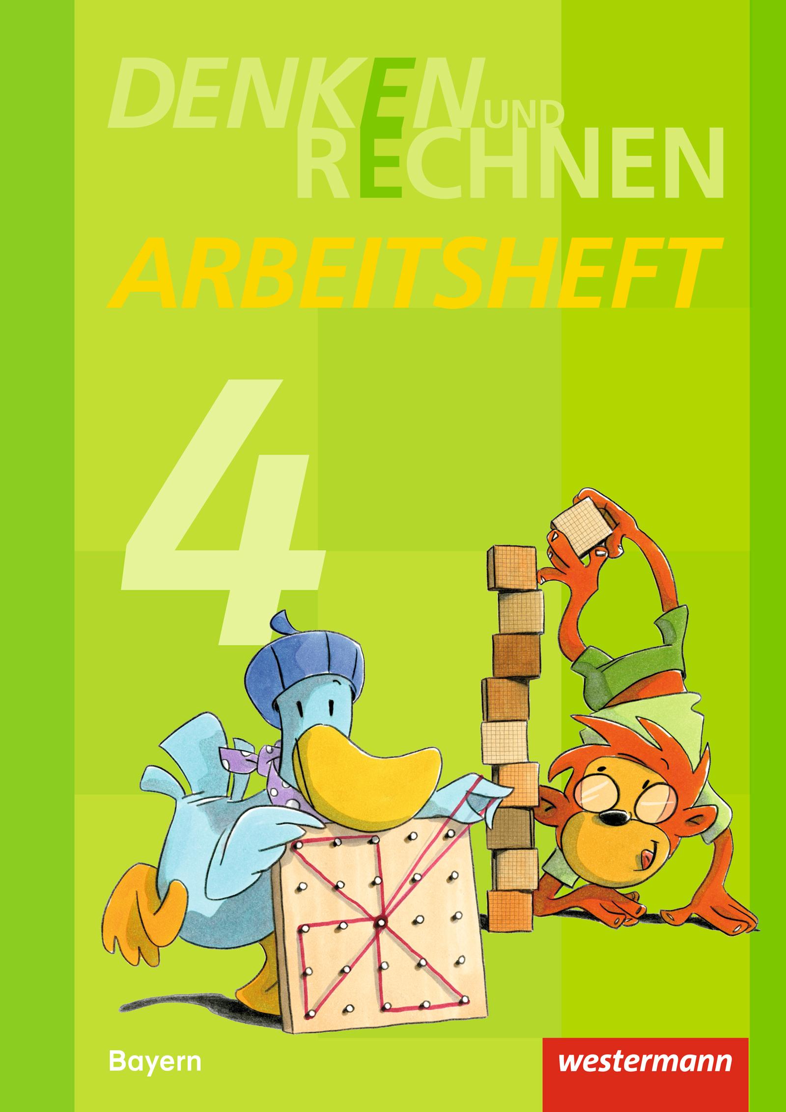 Vorderes Coverbild Denken und Rechnen 4. Arbeitsheft. Grundschulen. Bayern