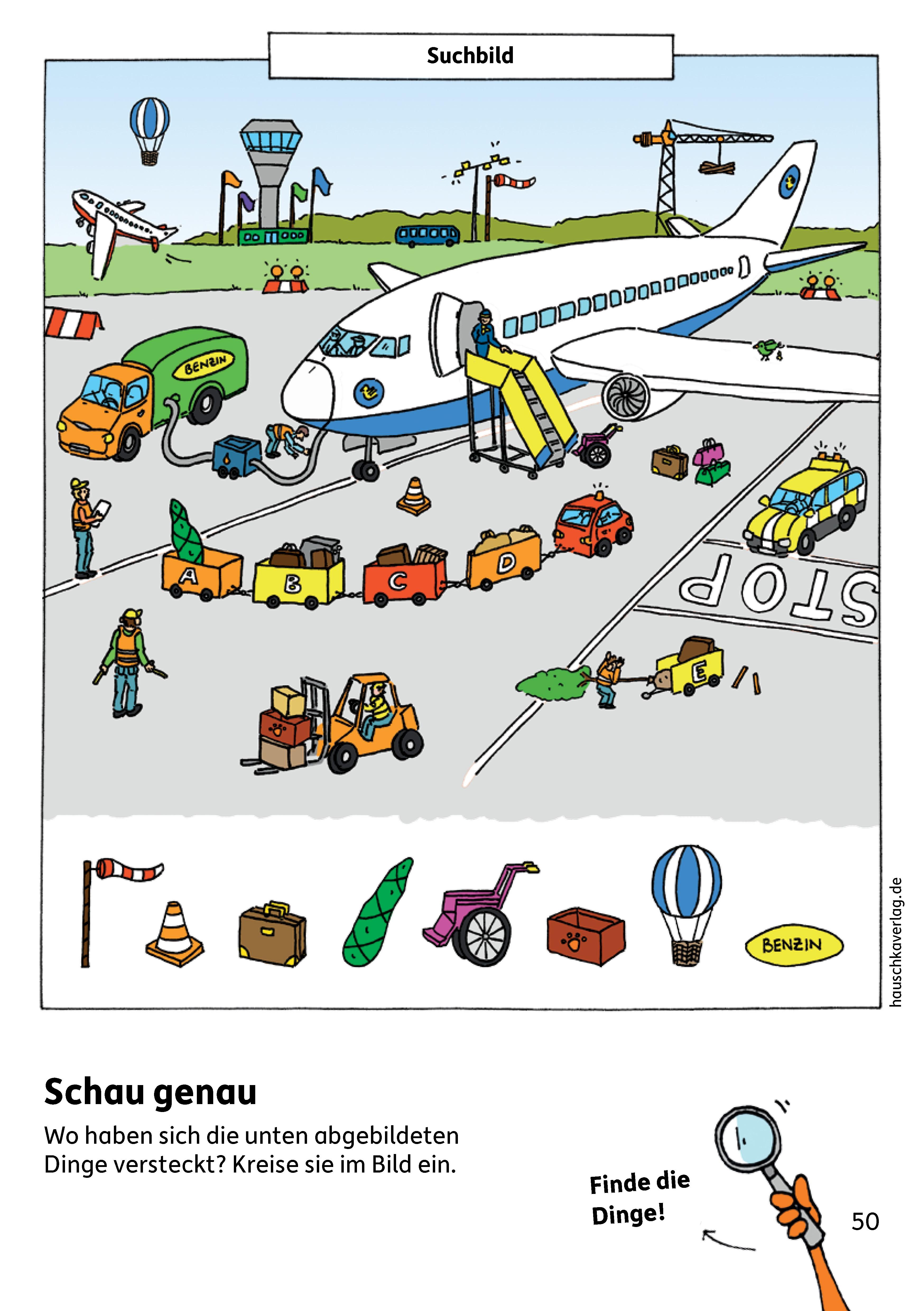 Beispielinhalt (Bild) Kindergartenblock - Verbinden, vergleichen, Fehler finden ab 4 Jahre