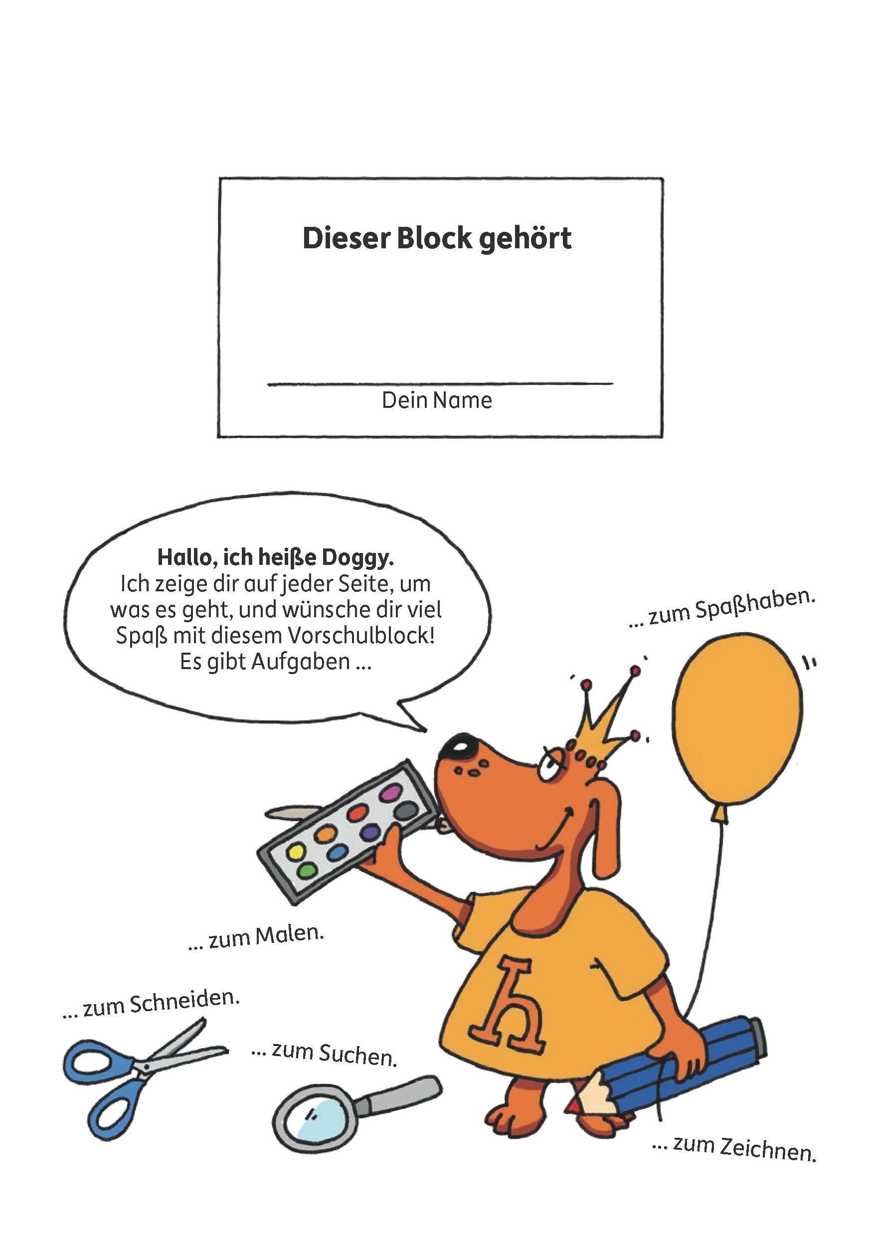 Beispielinhalt (Bild) Vorschulblock - Logisches Denken, rätseln und knobeln ab 5 Jahre