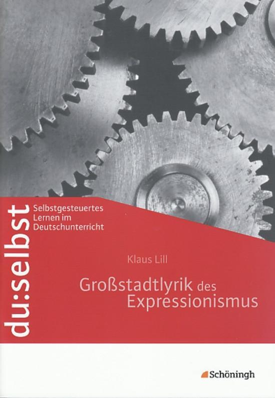 Vorderes Coverbild du: selbst. Großstadtlyrik des Expressionismus