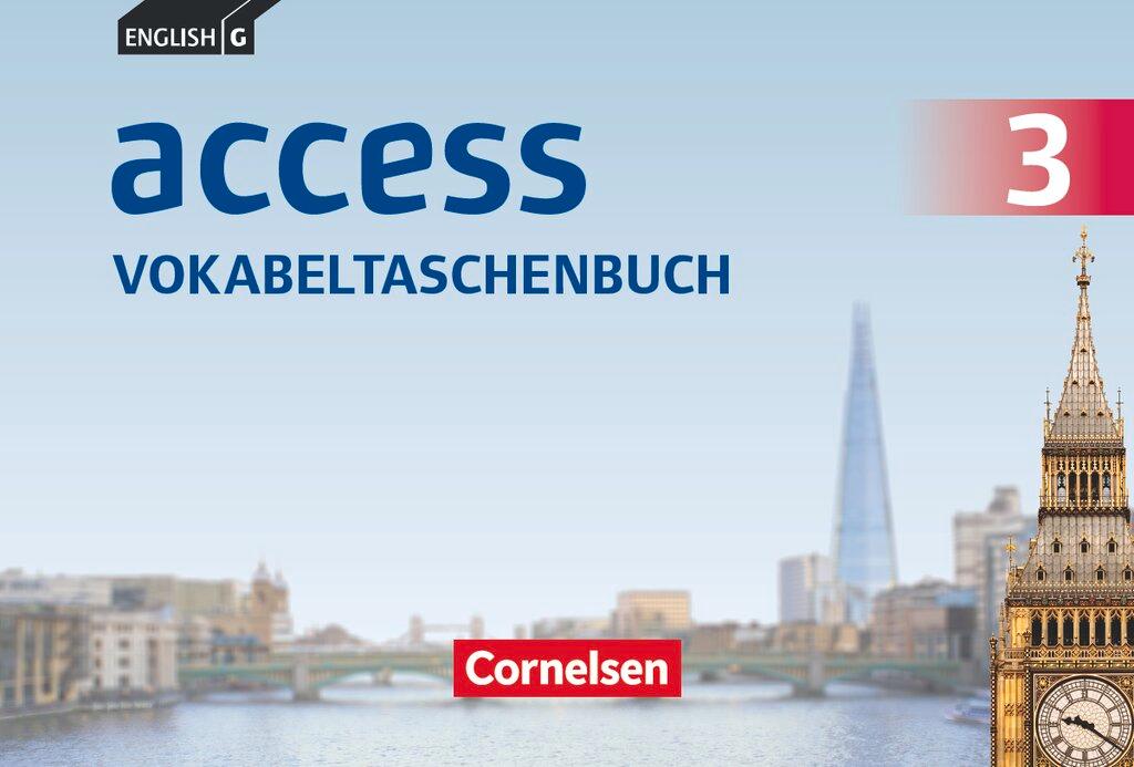 Vorderes Coverbild English G Access 03: 7. Schuljahr. Vokabeltaschenbuch