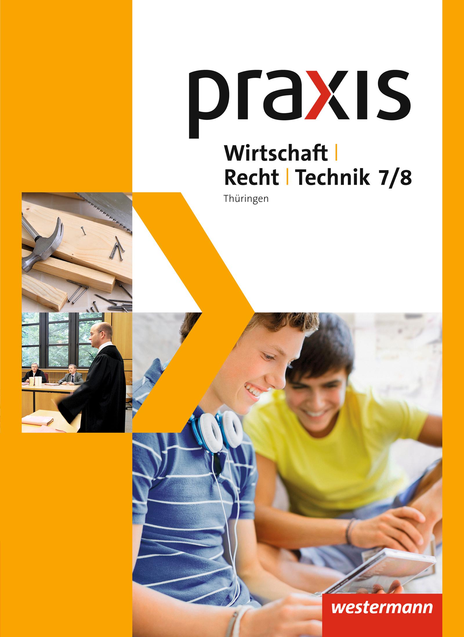 Vorderes Coverbild Praxis WRT 7 / 8. Schulbuch. Regelschulen. Thüringen