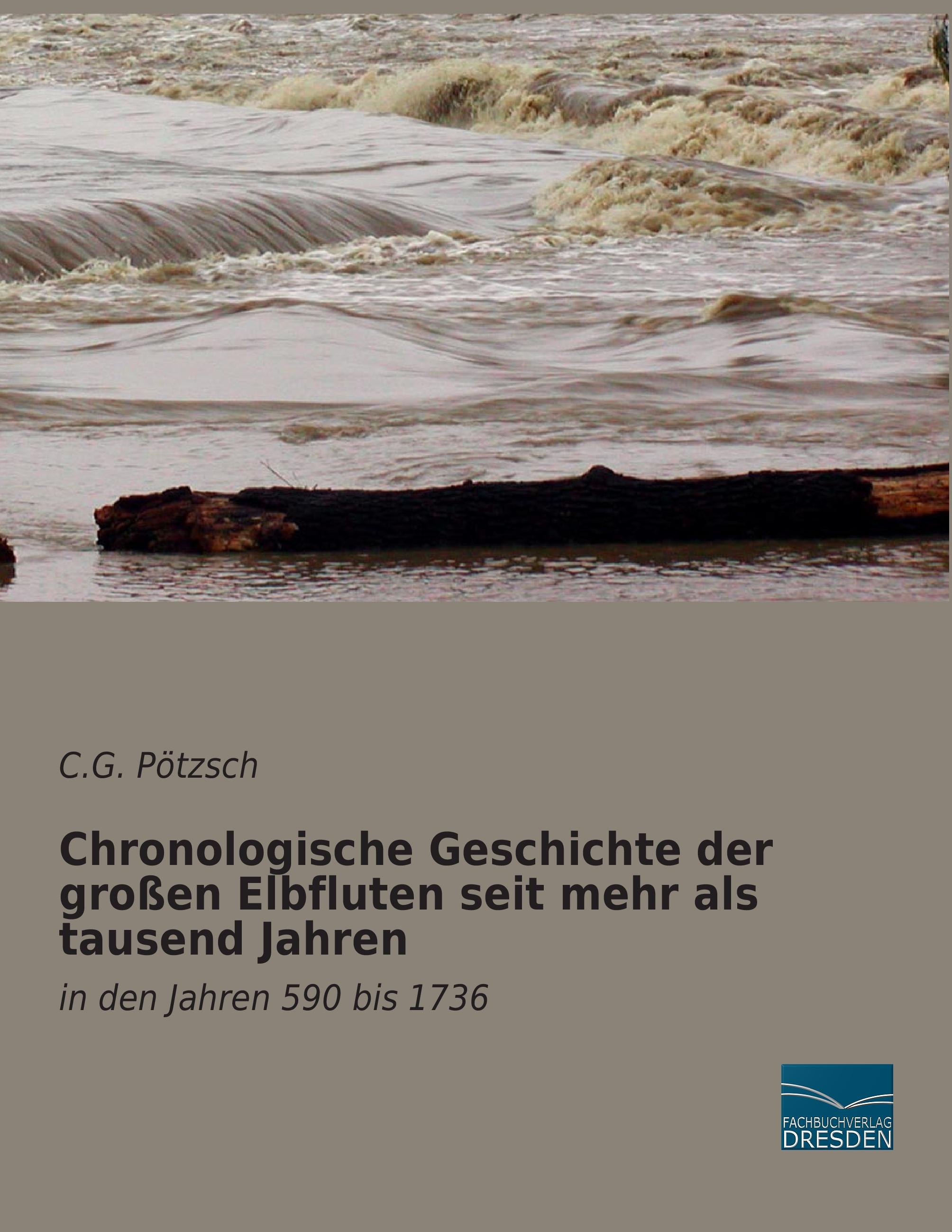 Vorderes Coverbild Chronologische Geschichte der großen Elbfluten seit mehr als tausend Jahren