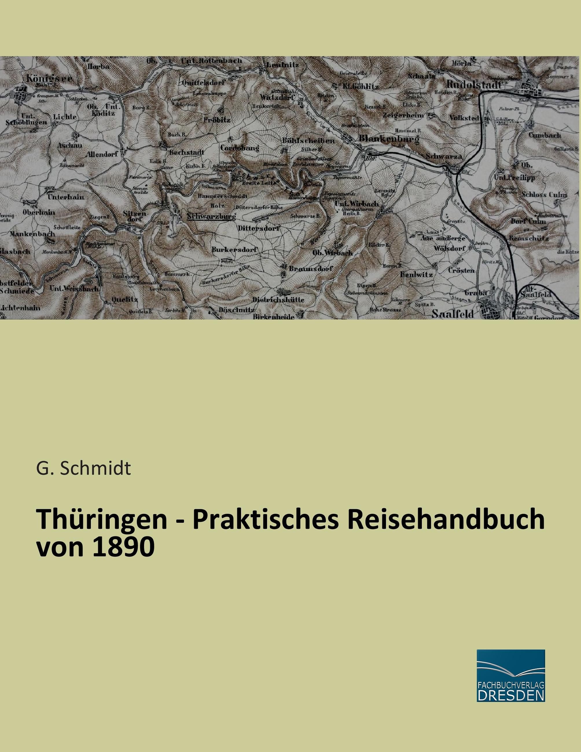 Vorderes Coverbild Thüringen - Praktisches Reisehandbuch von 1890