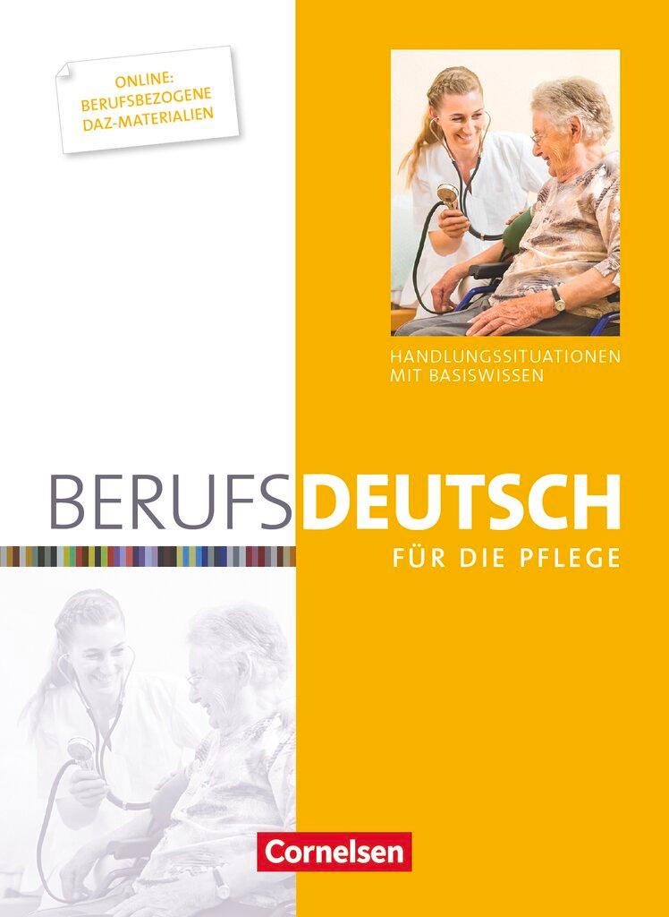 Vorderes Coverbild Berufsdeutsch für die Pflege. Schülerbuch