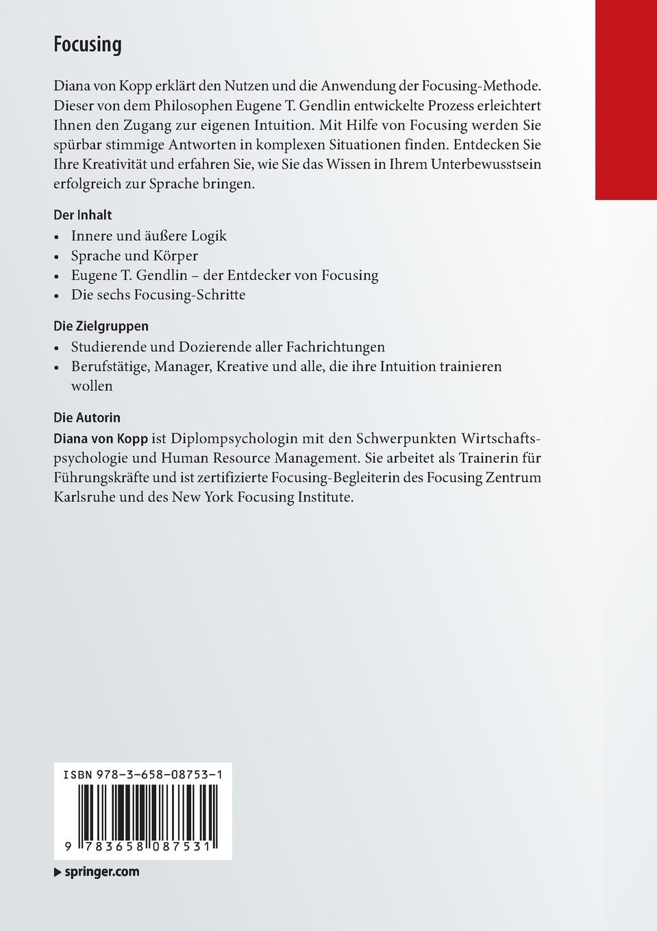 Rückseitencover Focusing