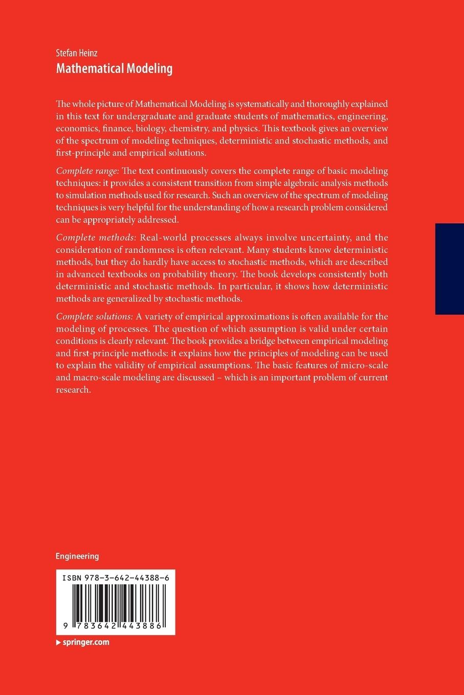 Rückseitencover Mathematical Modeling