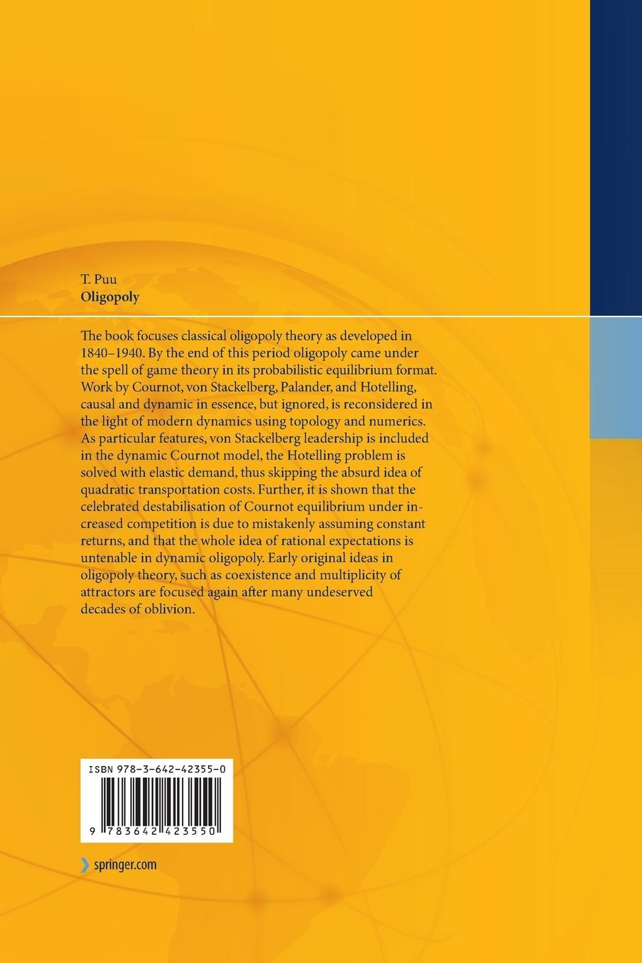 Rückseitencover Oligopoly