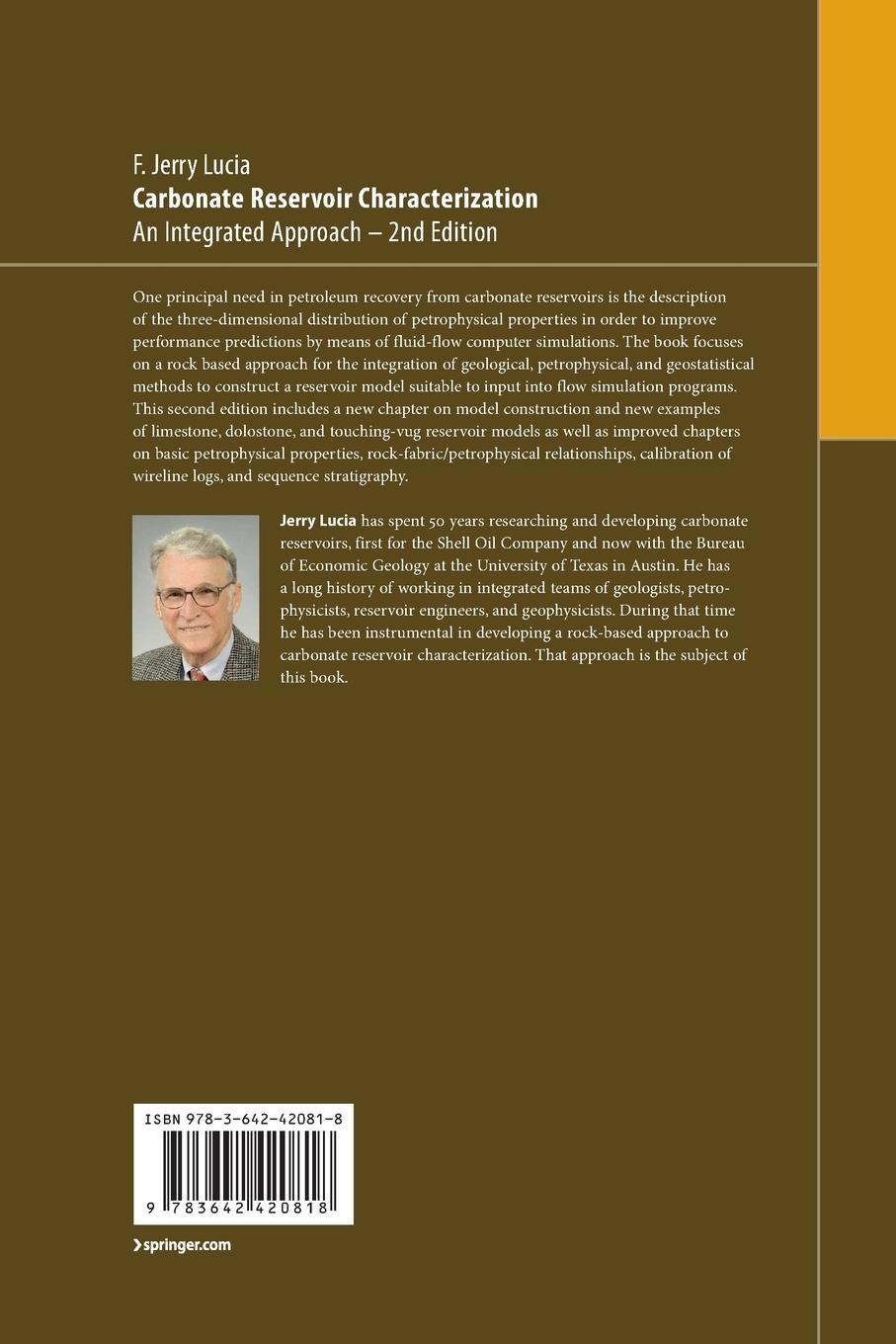 Rückseitencover Carbonate Reservoir Characterization