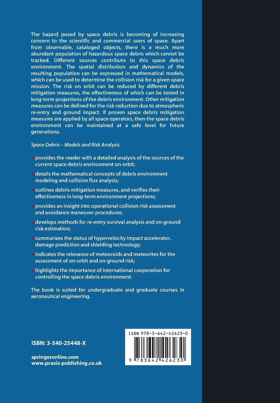 Rückseitencover Space Debris