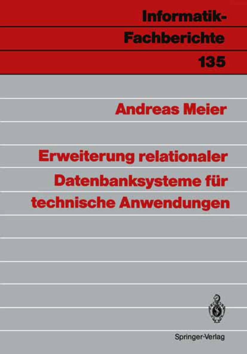 Vorderes Coverbild Erweiterung relationaler Datenbanksysteme für technische Anwendungen