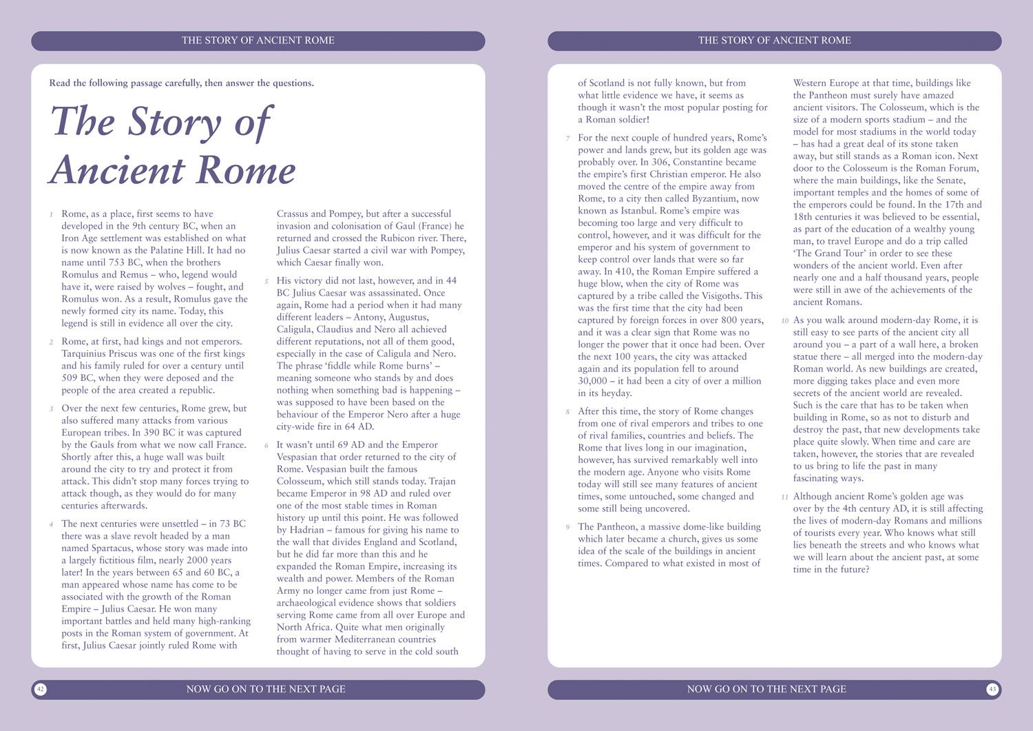 Beispielinhalt (Bild) 11+ English Practice Papers Book 1