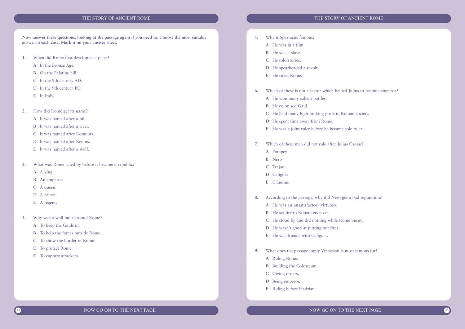 Beispielinhalt (Bild) 11+ English Practice Papers Book 1