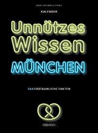 Vorderes Coverbild Unnützes Wissen München Abreißkalender 2016