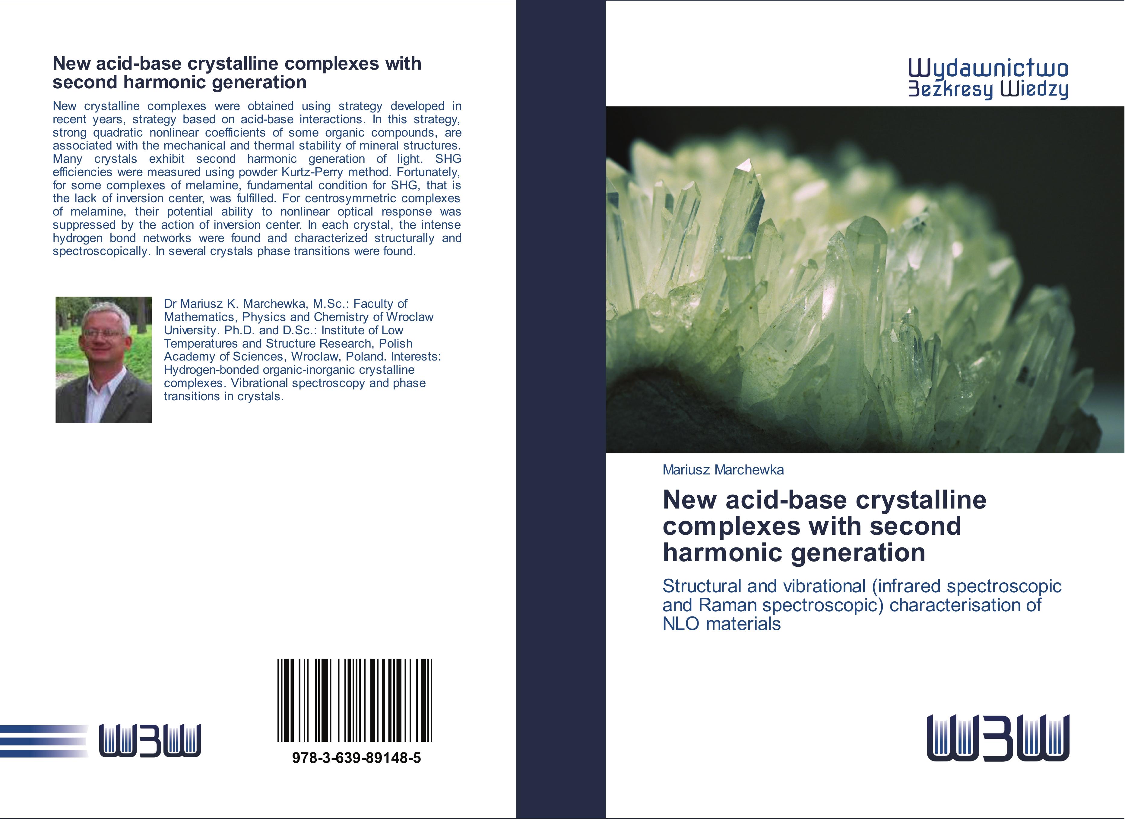 Vorderes Coverbild New acid-base crystalline complexes with second harmonic generation