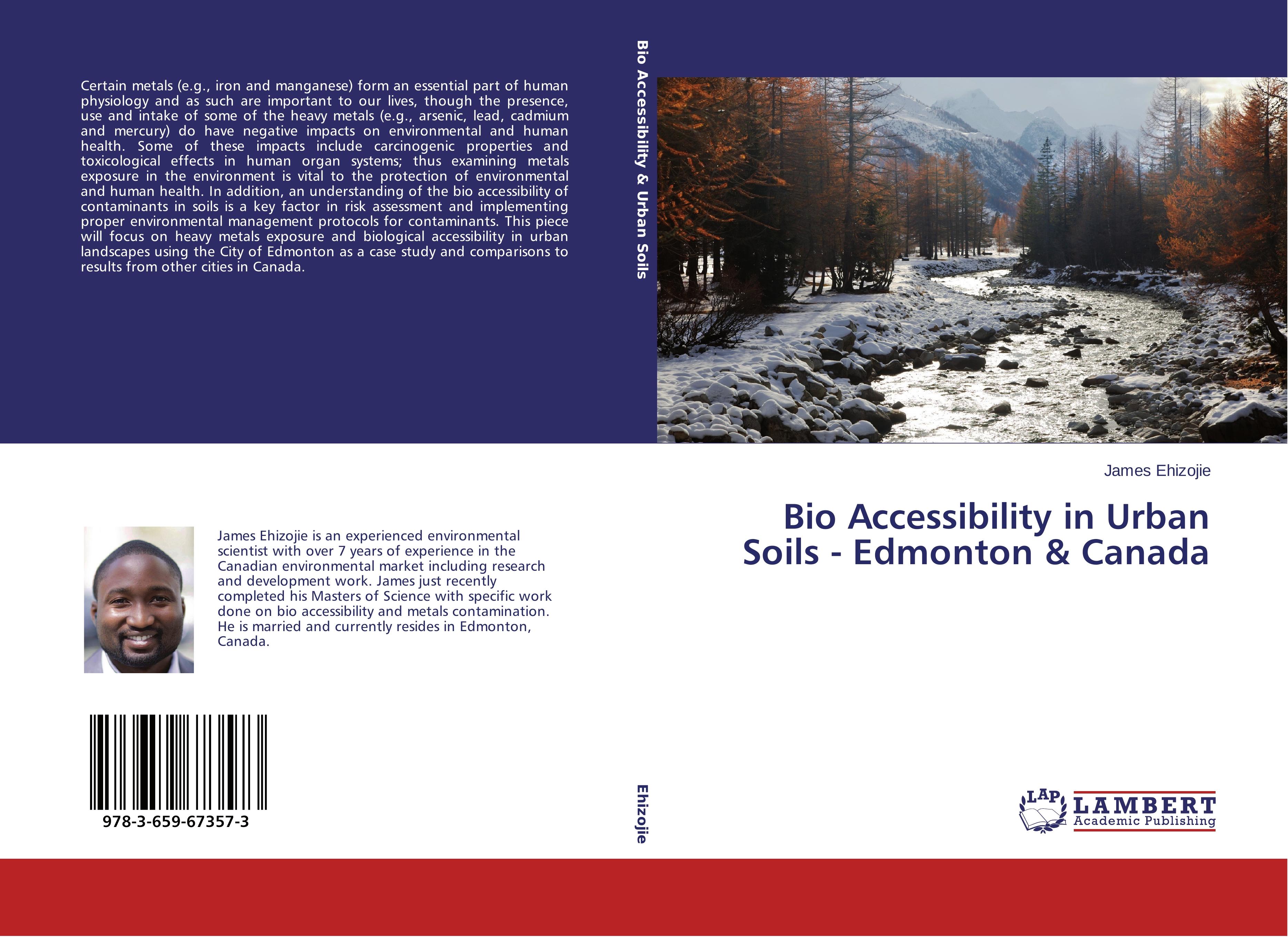 Vorderes Coverbild Bio Accessibility in Urban Soils - Edmonton & Canada
