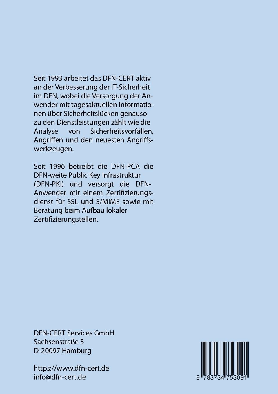 Rückseitencover Sicherheit in vernetzten Systemen
