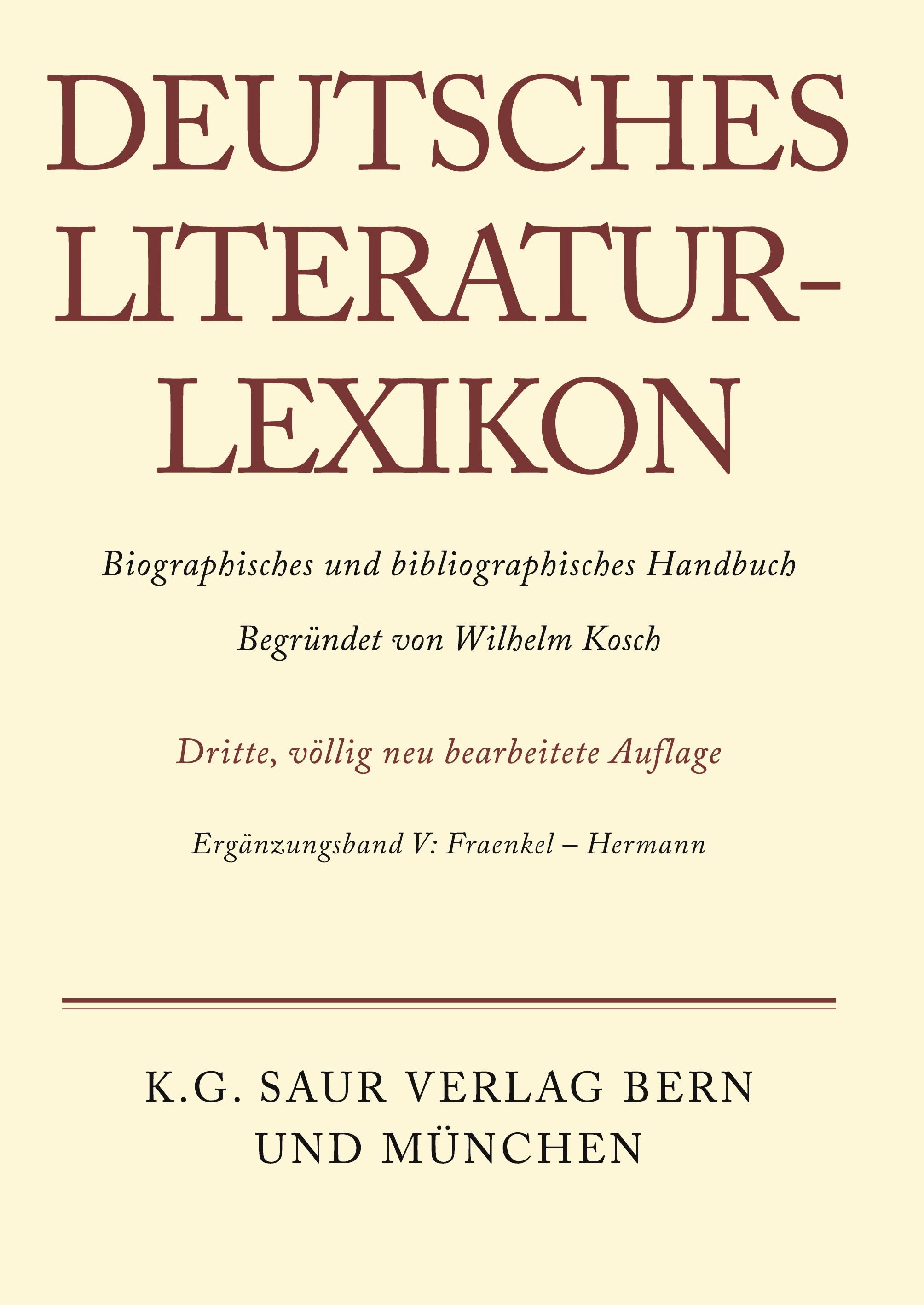 Vorderes Coverbild Fraenkel - Hermann