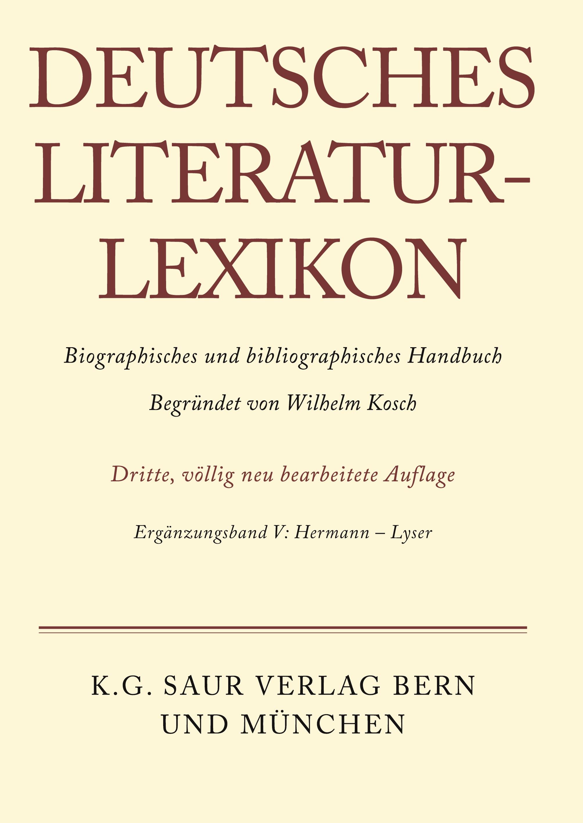 Vorderes Coverbild Hermann - Lyser