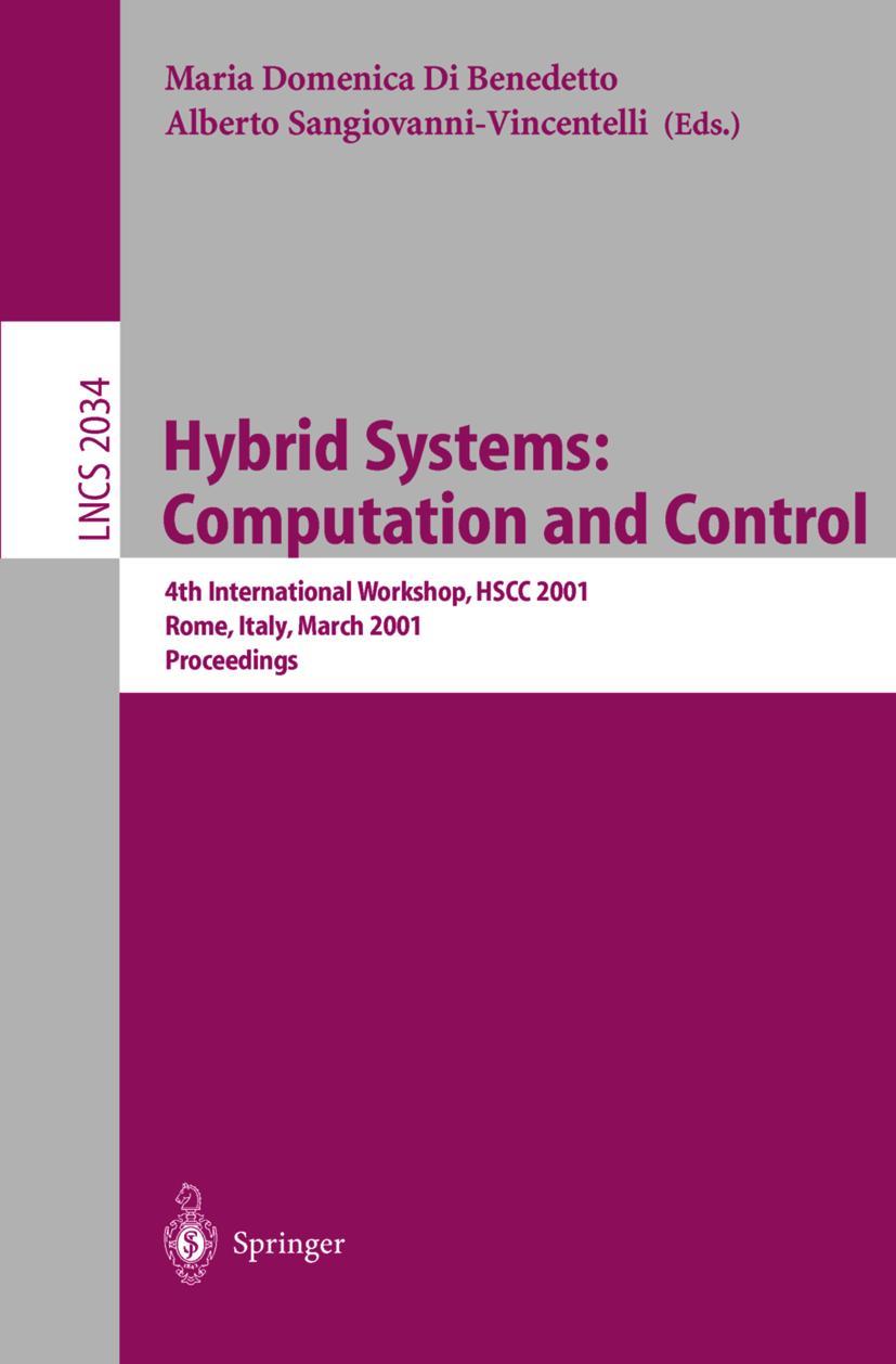 Vorderes Coverbild Hybrid Systems: Computation and Control