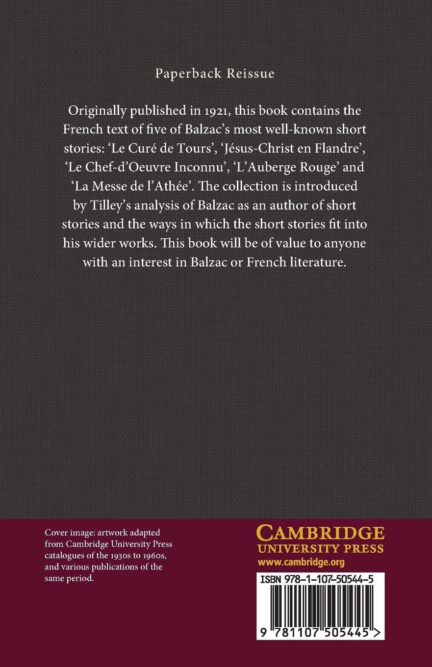 Rückseitencover Five Short Stories